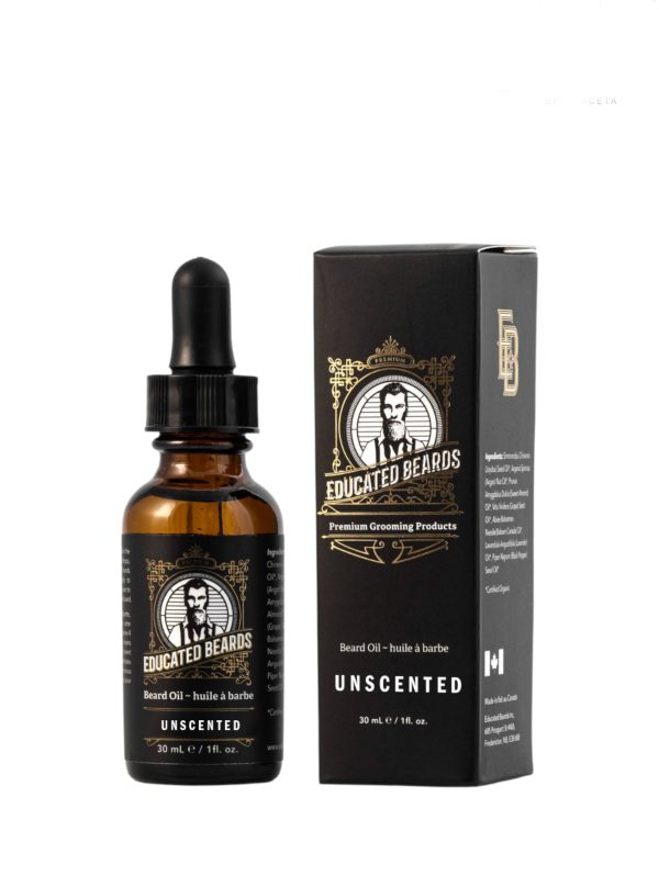 Educated Beards olejek do brody Unscented 30ml