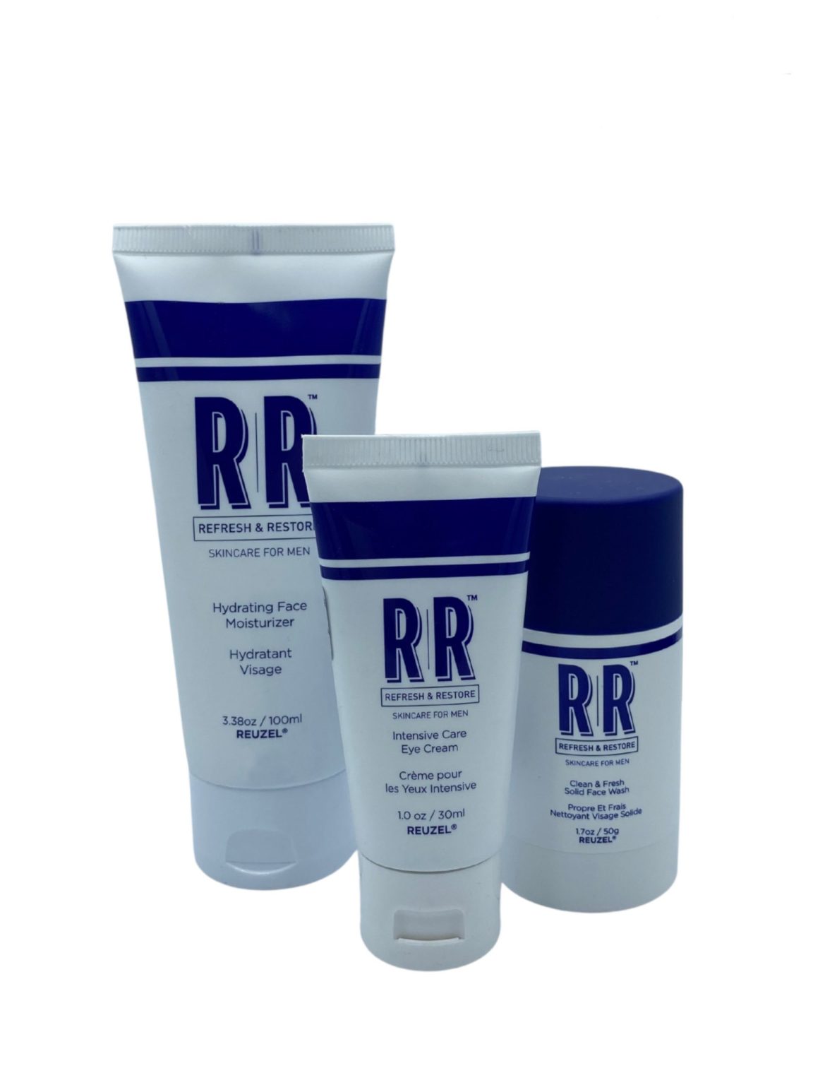 Reuzel zestaw do twarzy RR Skin Care Gift Set otwarty
