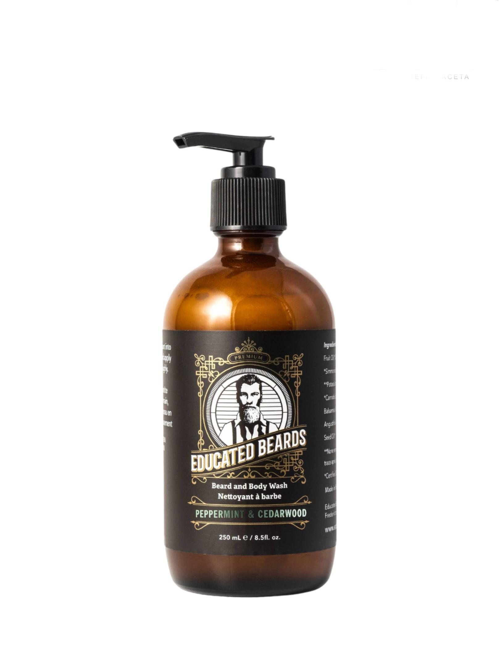 Educated Beards szampon do brody Peppermint Cedarwood 250ml 1