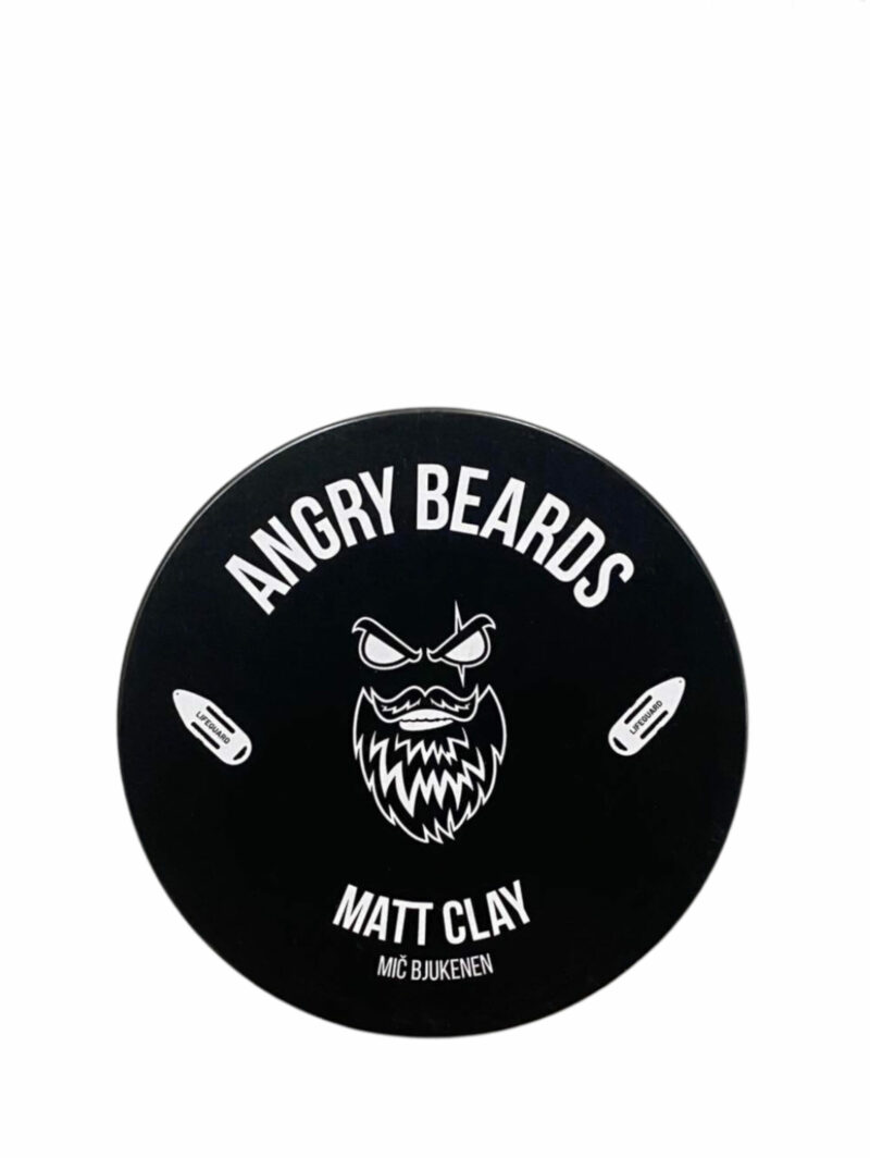 Angry Beards glinka do wlosow Mic Bjukenen Matt Clay 120g 1