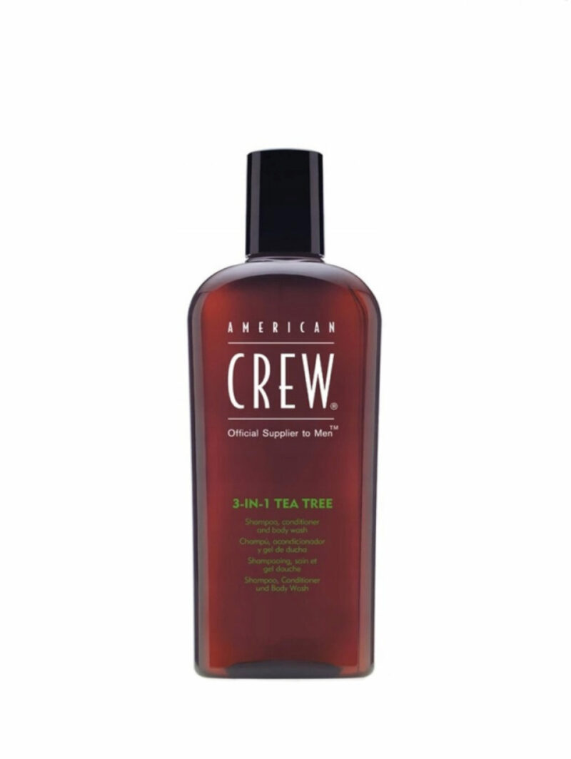 American Crew szampon odzywka i zel pod prysznic 3w1 Tea Tree 250ml